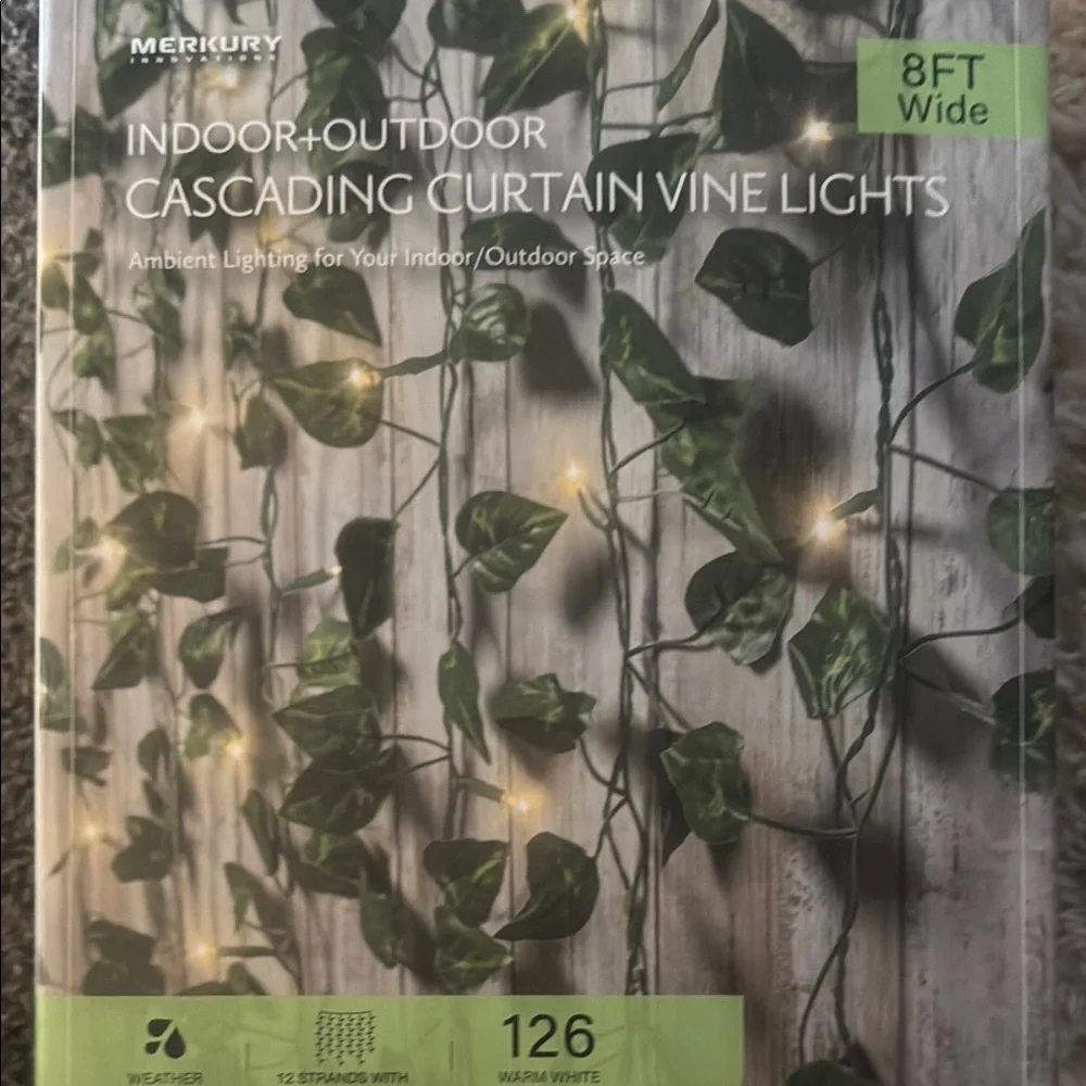 Indoor/Outdoor Cascading Curtain Vine Lights